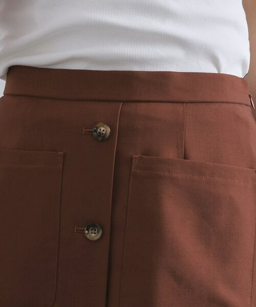 OPAQUE.CLIP / オペーク ドット クリップ ロング・マキシ丈スカート | ポケットデザインナロースカート【洗濯機洗い可】 | 詳細12