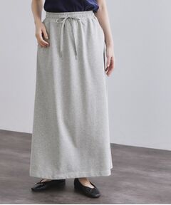 OPAQUE.CLIP / オペーク ドット クリップ ロング・マキシ丈スカート | ラメスウェットイージーロングスカート【洗濯機洗い可】