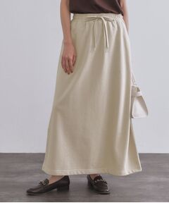 OPAQUE.CLIP / オペーク ドット クリップ ロング・マキシ丈スカート | ラメスウェットイージーロングスカート【洗濯機洗い可】