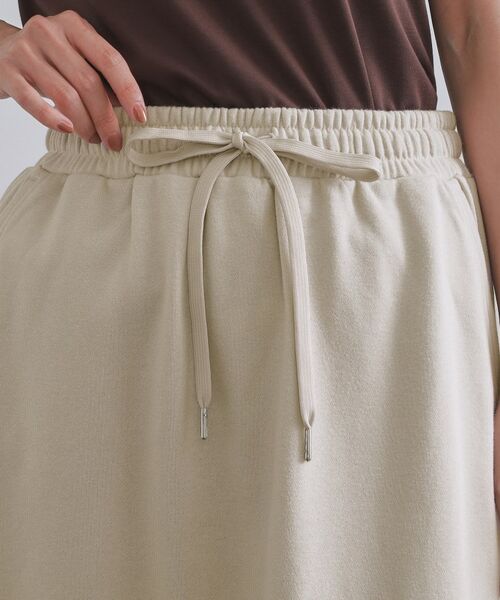 OPAQUE.CLIP / オペーク ドット クリップ ロング・マキシ丈スカート | ラメスウェットイージーロングスカート【洗濯機洗い可】 | 詳細12