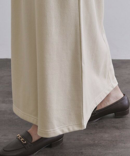 OPAQUE.CLIP / オペーク ドット クリップ ロング・マキシ丈スカート | ラメスウェットイージーロングスカート【洗濯機洗い可】 | 詳細15