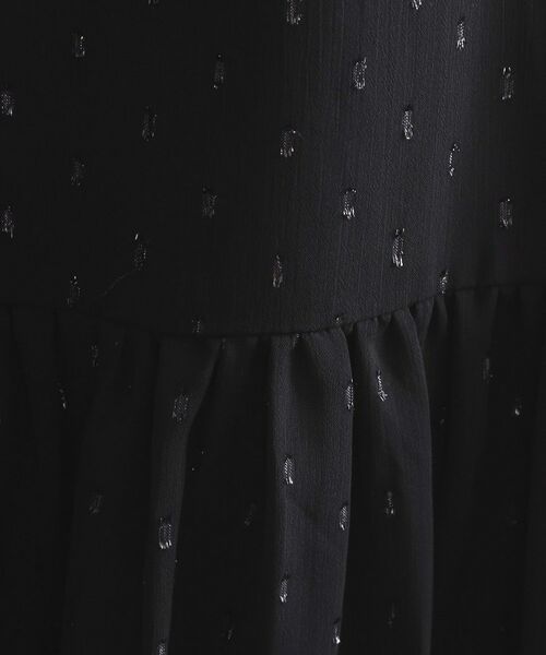 OPAQUE.CLIP / オペーク ドット クリップ ロング・マキシ丈スカート | ラメドットイージーティアードスカート【洗濯機洗い可】 | 詳細4