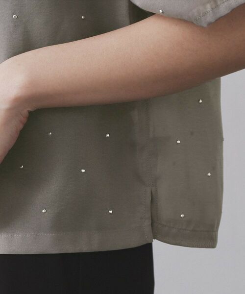 OPAQUE.CLIP / オペーク ドット クリップ シャツ・ブラウス | シアービジューブラウス【手洗い可】 | 詳細15