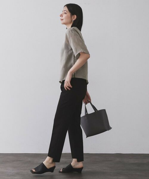 OPAQUE.CLIP / オペーク ドット クリップ シャツ・ブラウス | シアービジューブラウス【手洗い可】 | 詳細7