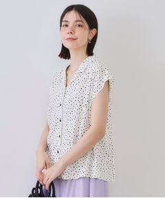 OPAQUE.CLIP / オペーク ドット クリップ シャツ・ブラウス | 幾何柄プリントシャツ/セットアップ対応【洗える】