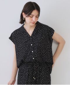 OPAQUE.CLIP / オペーク ドット クリップ シャツ・ブラウス | 幾何柄プリントシャツ/セットアップ対応【洗える】