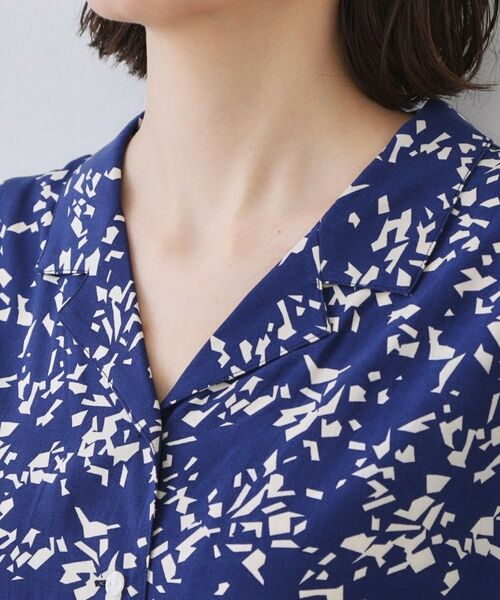 OPAQUE.CLIP / オペーク ドット クリップ シャツ・ブラウス | 幾何柄プリントシャツ/セットアップ対応【洗える】 | 詳細16