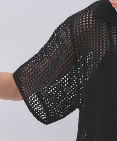 OPAQUE.CLIP / オペーク ドット クリップ シャツ・ブラウス | メッシュ開襟シャツ【洗濯機洗い可】 | 詳細13