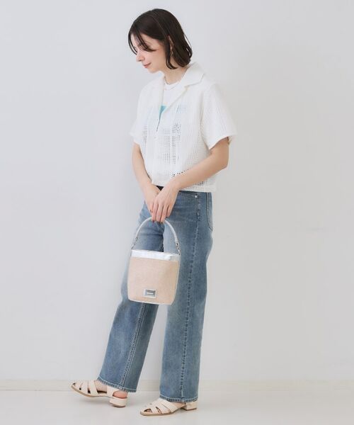 OPAQUE.CLIP / オペーク ドット クリップ シャツ・ブラウス | メッシュ開襟シャツ【洗濯機洗い可】 | 詳細3