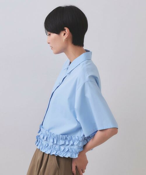 OPAQUE.CLIP / オペーク ドット クリップ シャツ・ブラウス | 裾フリルシャツ【洗濯機洗い可】 | 詳細14