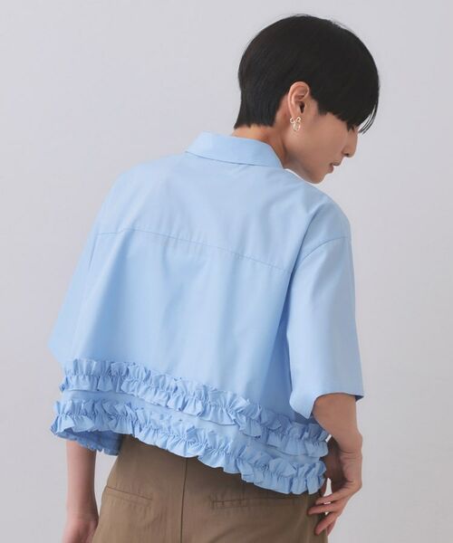 OPAQUE.CLIP / オペーク ドット クリップ シャツ・ブラウス | 裾フリルシャツ【洗濯機洗い可】 | 詳細15