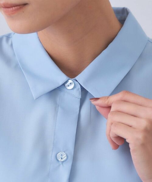 OPAQUE.CLIP / オペーク ドット クリップ シャツ・ブラウス | 裾フリルシャツ【洗濯機洗い可】 | 詳細16