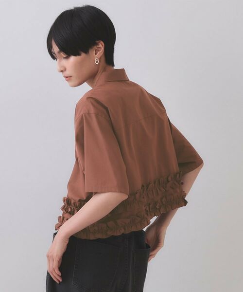 OPAQUE.CLIP / オペーク ドット クリップ シャツ・ブラウス | 裾フリルシャツ【洗濯機洗い可】 | 詳細5