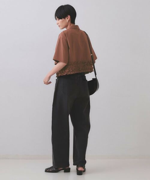 OPAQUE.CLIP / オペーク ドット クリップ シャツ・ブラウス | 裾フリルシャツ【洗濯機洗い可】 | 詳細7