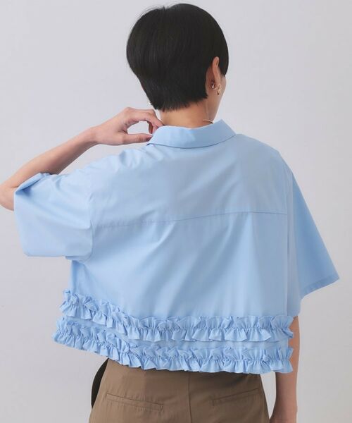OPAQUE.CLIP / オペーク ドット クリップ シャツ・ブラウス | 裾フリルシャツ【洗濯機洗い可】 | 詳細9