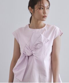 OPAQUE.CLIP / オペーク ドット クリップ シャツ・ブラウス | リボンモチーフブラウス【洗濯機洗い可】