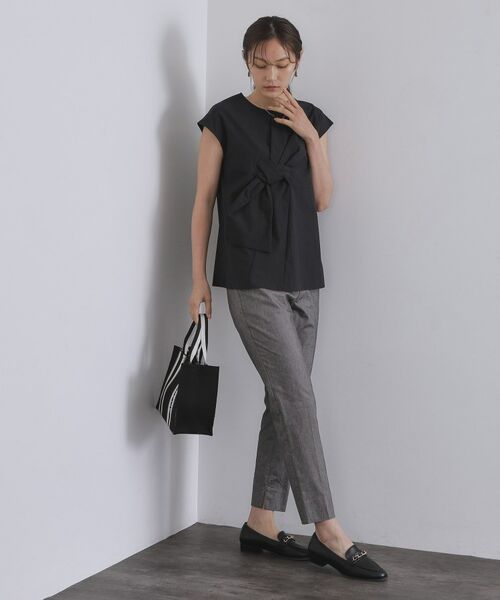 OPAQUE.CLIP / オペーク ドット クリップ シャツ・ブラウス | リボンモチーフブラウス【洗濯機洗い可】 | 詳細6