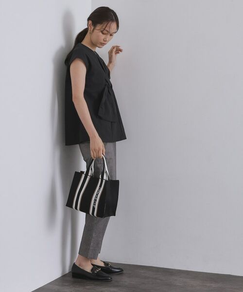 OPAQUE.CLIP / オペーク ドット クリップ シャツ・ブラウス | リボンモチーフブラウス【洗濯機洗い可】 | 詳細7