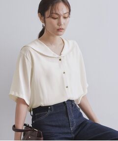 OPAQUE.CLIP - 大人清楚オフィスコーデ ♯シンプル♯寒色系♯スッキリ綺麗♯体型カバー♯すぐ完成 OPAQUE.CLIP / オペーク ドット クリップ | ファッション通販