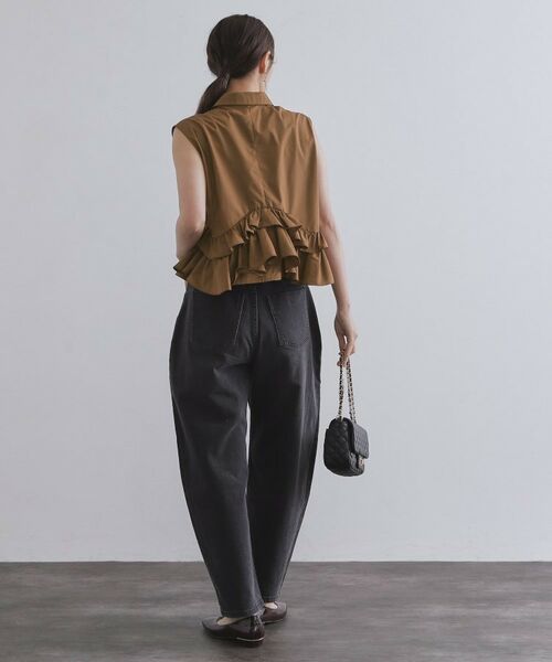 OPAQUE.CLIP / オペーク ドット クリップ シャツ・ブラウス | 《Can Cam掲載》裾ラッフルフリルシャツ【洗濯機洗い可】 | 詳細11