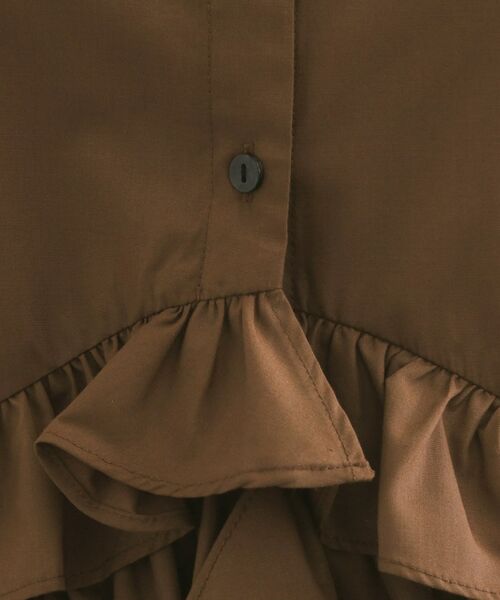 OPAQUE.CLIP / オペーク ドット クリップ シャツ・ブラウス | 《Can Cam掲載》裾ラッフルフリルシャツ【洗濯機洗い可】 | 詳細12