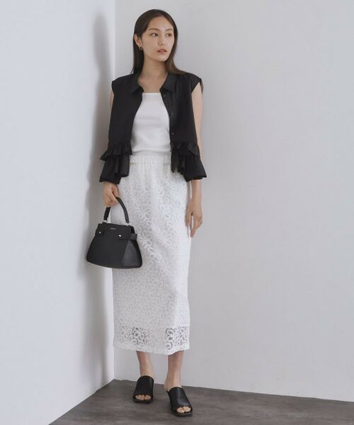 OPAQUE.CLIP / オペーク ドット クリップ シャツ・ブラウス | 《Can Cam掲載》裾ラッフルフリルシャツ【洗濯機洗い可】 | 詳細6