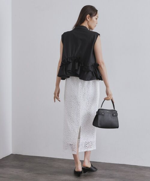 OPAQUE.CLIP / オペーク ドット クリップ シャツ・ブラウス | 《Can Cam掲載》裾ラッフルフリルシャツ【洗濯機洗い可】 | 詳細7