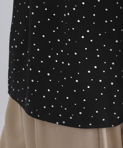 OPAQUE.CLIP / オペーク ドット クリップ シャツ・ブラウス | ランダムドットフリルブラウス【洗濯機洗い可】 | 詳細19