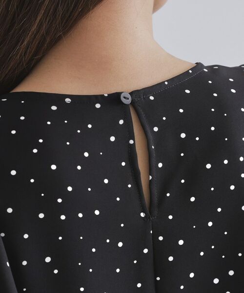OPAQUE.CLIP / オペーク ドット クリップ シャツ・ブラウス | ランダムドットフリルブラウス【洗濯機洗い可】 | 詳細26