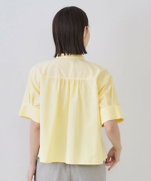 OPAQUE.CLIP / オペーク ドット クリップ シャツ・ブラウス | ピンタックフレアシャツ【洗濯機洗い可】 | 詳細15