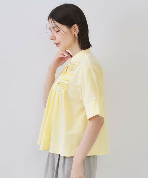 OPAQUE.CLIP / オペーク ドット クリップ シャツ・ブラウス | ピンタックフレアシャツ【洗濯機洗い可】 | 詳細23