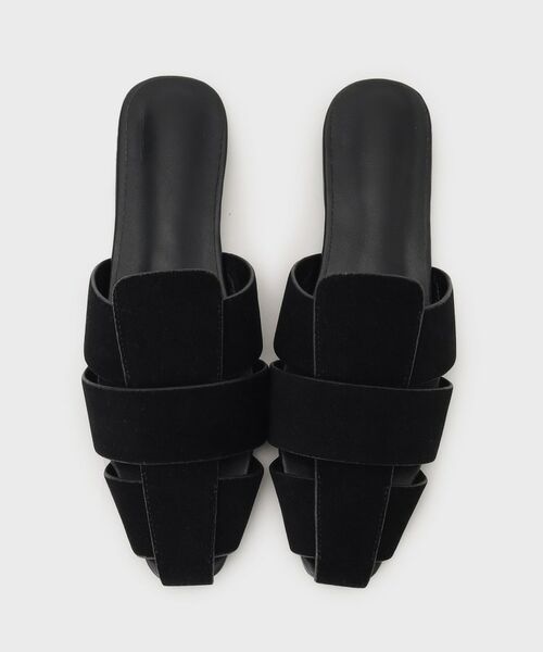 OPAQUE.CLIP / オペーク ドット クリップ サンダル | スエードメッシュラフミュールサンダル | 詳細4