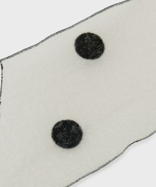 OPAQUE.CLIP / オペーク ドット クリップ バンダナ・スカーフ | シアーレーススカラップスカーフ | 詳細2