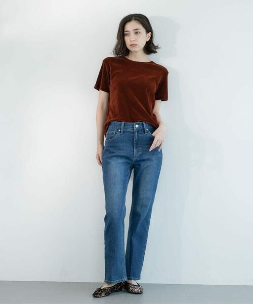 OPAQUE.CLIP / オペーク ドット クリップ デニムパンツ | 《SS-LLサイズ》ストレッチセミフレアデニム【洗濯機洗い可】 | 詳細15