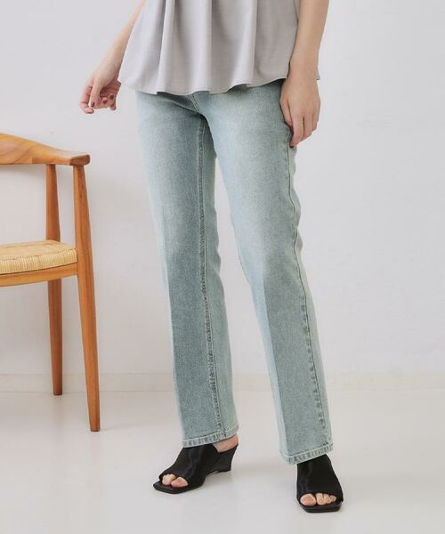 OPAQUE.CLIP / オペーク ドット クリップ デニムパンツ | 《SS-LLサイズ》ストレッチセミフレアデニム【洗濯機洗い可】 | 詳細20