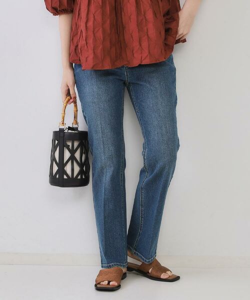 OPAQUE.CLIP / オペーク ドット クリップ デニムパンツ | 《SS-LLサイズ》ストレッチセミフレアデニム【洗濯機洗い可】 | 詳細27