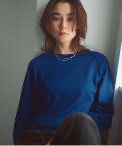 OPAQUE.CLIP / オペーク ドット クリップ ニット・セーター | ラグランクルーネックニット/エクストラファインメリノウール【THEシリーズ/洗濯機OK】《6col/S～LL》