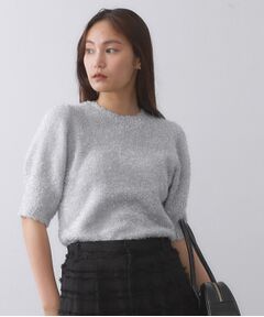 OPAQUE.CLIP / オペーク ドット クリップ ニット・セーター | キラキラボリュームスリーブニット【洗濯機洗い可】