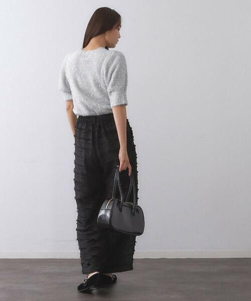 OPAQUE.CLIP / オペーク ドット クリップ ニット・セーター | キラキラボリュームスリーブニット【洗濯機洗い可】 | 詳細11