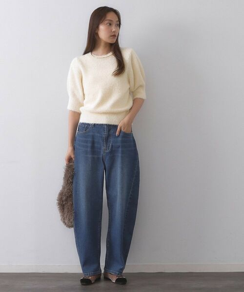 OPAQUE.CLIP / オペーク ドット クリップ ニット・セーター | キラキラボリュームスリーブニット【洗濯機洗い可】 | 詳細2