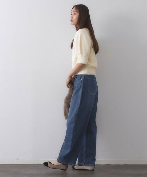 OPAQUE.CLIP / オペーク ドット クリップ ニット・セーター | キラキラボリュームスリーブニット【洗濯機洗い可】 | 詳細3