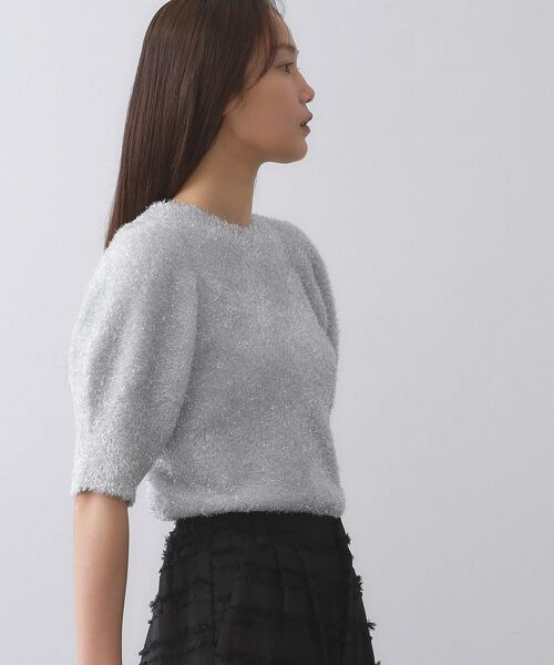 OPAQUE.CLIP / オペーク ドット クリップ ニット・セーター | キラキラボリュームスリーブニット【洗濯機洗い可】 | 詳細9