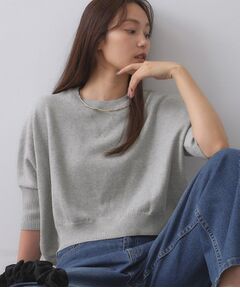 OPAQUE.CLIP / オペーク ドット クリップ ニット・セーター | スウェットライクドルマンスリーブニット【洗濯機洗い可】