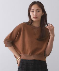 OPAQUE.CLIP / オペーク ドット クリップ ニット・セーター | スウェットライクドルマンスリーブニット【洗濯機洗い可】