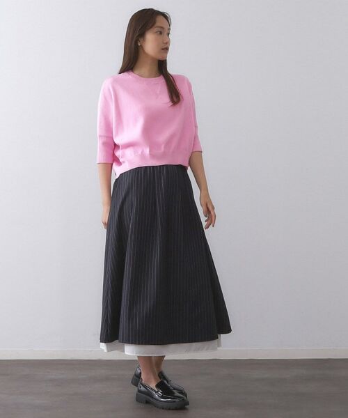 OPAQUE.CLIP / オペーク ドット クリップ ニット・セーター | スウェットライクドルマンスリーブニット【洗濯機洗い可】 | 詳細10