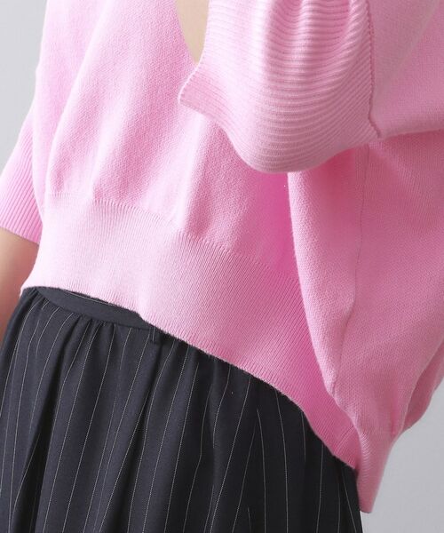 OPAQUE.CLIP / オペーク ドット クリップ ニット・セーター | スウェットライクドルマンスリーブニット【洗濯機洗い可】 | 詳細18