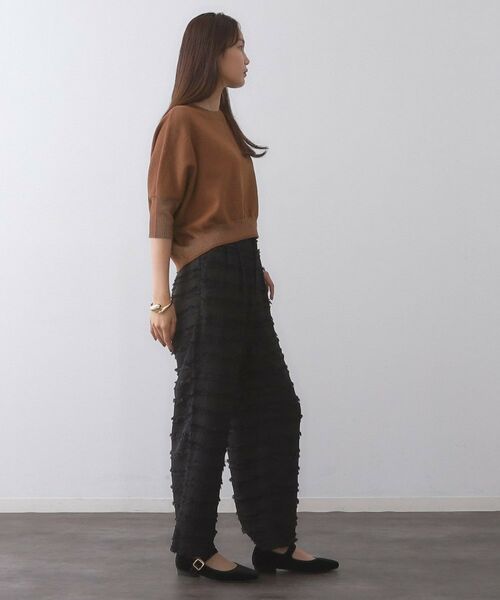 OPAQUE.CLIP / オペーク ドット クリップ ニット・セーター | スウェットライクドルマンスリーブニット【洗濯機洗い可】 | 詳細7