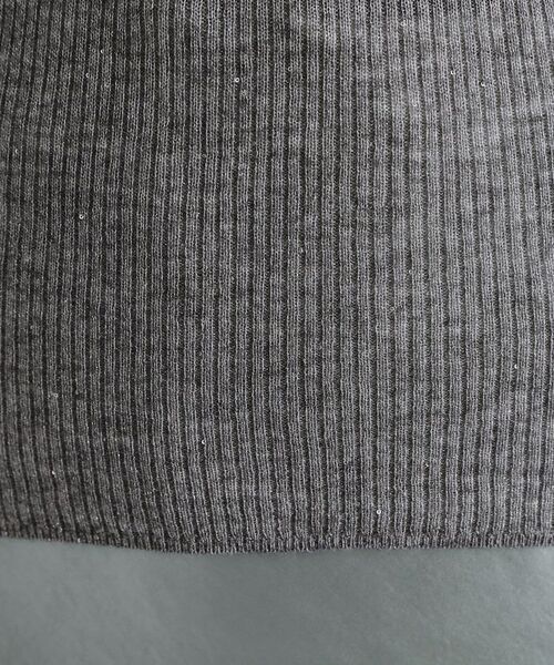 OPAQUE.CLIP / オペーク ドット クリップ ニット・セーター | 【es】ラメスパンコールリブニット【洗える】 | 詳細14