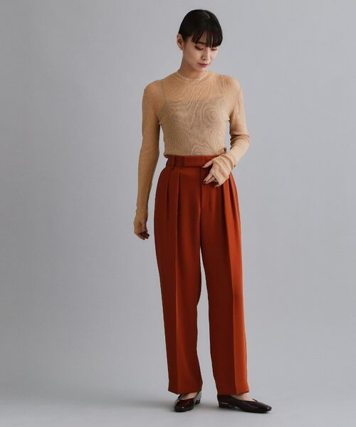 OPAQUE.CLIP / オペーク ドット クリップ ニット・セーター | 【es】ラメスパンコールリブニット【洗える】 | 詳細2