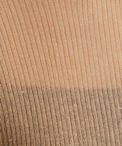 OPAQUE.CLIP / オペーク ドット クリップ ニット・セーター | 【es】ラメスパンコールリブニット【洗える】 | 詳細4